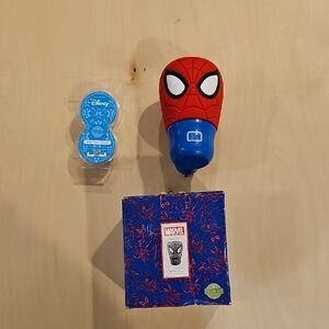 Marvel Scentsy Spider-Man Red and Blue Wall Fan Diffuser + Disney Scentsy Pods